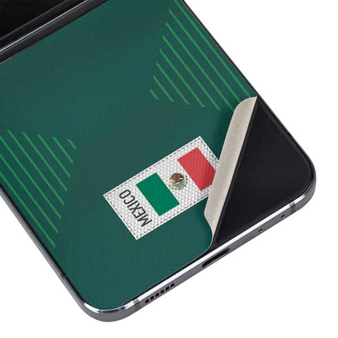 Mexico Soccer Flag Galaxy Z Flip5 5G Skin